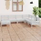 vidaXL 7-tlg. Garten-Lounge-Set Massivholz Kiefer Weiß vidaXL 7-tlg. Garten-Lounge-Set Massivholz Kiefer Weiß