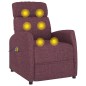 vidaXL Massagesessel Elektrisch Lila Stoff vidaXL Massagesessel Elektrisch Lila Stoff