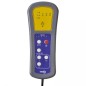 vidaXL Massagesessel Elektrisch Lila Stoff vidaXL Massagesessel Elektrisch Lila Stoff