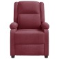 vidaXL Ohrensessel mit Massagefunktion Weinrot Stoff vidaXL Ohrensessel mit Massagefunktion Weinrot Stoff