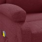 vidaXL Ohrensessel mit Massagefunktion Weinrot Stoff vidaXL Ohrensessel mit Massagefunktion Weinrot Stoff
