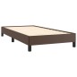 vidaXL Bettgestell Braun 100x200 cm Kunstleder vidaXL Bettgestell Braun 100x200 cm Kunstleder