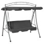vidaXL Gartenschaukel mit Bettfunktion und Dach 198×120×205 cm Stahl vidaXL Gartenschaukel mit Bettfunktion und Dach 198×120×205 cm Stahl