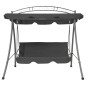 vidaXL Gartenschaukel mit Bettfunktion und Dach 198×120×205 cm Stahl vidaXL Gartenschaukel mit Bettfunktion und Dach 198×120×205 cm Stahl