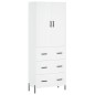 vidaXL Highboard Weiß 69,5x34x180 cm Holzwerkstoff vidaXL Highboard Weiß 69,5x34x180 cm Holzwerkstoff