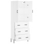 vidaXL Highboard Weiß 69,5x34x180 cm Holzwerkstoff vidaXL Highboard Weiß 69,5x34x180 cm Holzwerkstoff