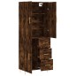 vidaXL Highboard Räuchereiche 69,5x34x180 cm Holzwerkstoff vidaXL Highboard Räuchereiche 69,5x34x180 cm Holzwerkstoff