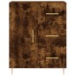 vidaXL Highboard Räuchereiche 69,5x34x180 cm Holzwerkstoff vidaXL Highboard Räuchereiche 69,5x34x180 cm Holzwerkstoff