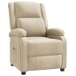 vidaXL Relaxsessel Creme Stoff vidaXL Relaxsessel Creme Stoff