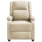 vidaXL Relaxsessel Creme Stoff vidaXL Relaxsessel Creme Stoff