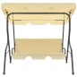 Hollywoodschaukel Cremeweiß 170×110×153 cm Hollywoodschaukel Cremeweiß 170×110×153 cm