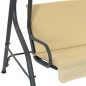 Hollywoodschaukel Cremeweiß 170×110×153 cm Hollywoodschaukel Cremeweiß 170×110×153 cm