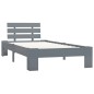 vidaXL Massivholzbett Grau Kiefer 90x200 cm vidaXL Massivholzbett Grau Kiefer 90x200 cm