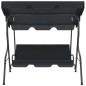 Hollywoodschaukel Anthrazit 170×110×153 cm Hollywoodschaukel Anthrazit 170×110×153 cm