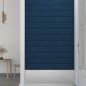 vidaXL Wandpaneele 12 Stk. Blau 60x15 cm Samt 1,08 m² vidaXL Wandpaneele 12 Stk. Blau 60x15 cm Samt 1,08 m²
