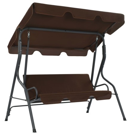 vidaXL Hollywoodschaukel Kaffeebraun 170×110×153 cm 