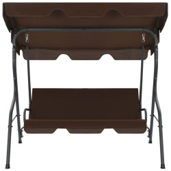 vidaXL Hollywoodschaukel Kaffeebraun 170×110×153 cm 
