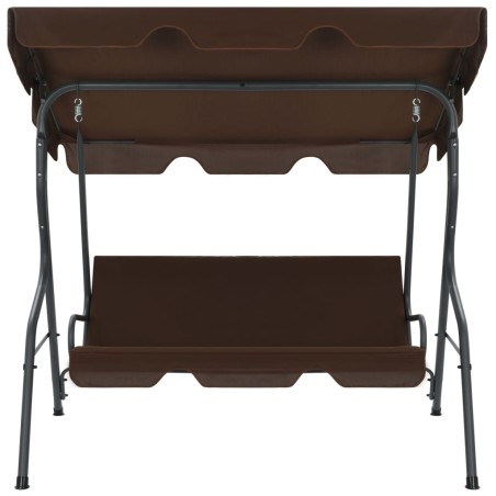 vidaXL Hollywoodschaukel Kaffeebraun 170×110×153 cm 