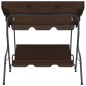 vidaXL Hollywoodschaukel Kaffeebraun 170×110×153 cm vidaXL Hollywoodschaukel Kaffeebraun 170×110×153 cm