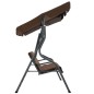 vidaXL Hollywoodschaukel Kaffeebraun 170×110×153 cm vidaXL Hollywoodschaukel Kaffeebraun 170×110×153 cm