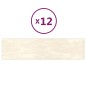 vidaXL Wandpaneele 12 Stk. Creme 60x15 cm Samt 1,08 m² vidaXL Wandpaneele 12 Stk. Creme 60x15 cm Samt 1,08 m²