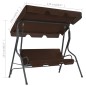 vidaXL Hollywoodschaukel Kaffeebraun 170×110×153 cm vidaXL Hollywoodschaukel Kaffeebraun 170×110×153 cm