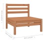 vidaXL 9-tlg. Garten-Lounge-Set Massivholz Kiefer Honigbraun vidaXL 9-tlg. Garten-Lounge-Set Massivholz Kiefer Honigbraun