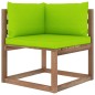vidaXL Garten-Palettensofa 4-Sitzer mit Kissen Kiefernholz vidaXL Garten-Palettensofa 4-Sitzer mit Kissen Kiefernholz