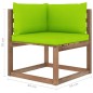 vidaXL Garten-Palettensofa 4-Sitzer mit Kissen Kiefernholz vidaXL Garten-Palettensofa 4-Sitzer mit Kissen Kiefernholz