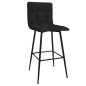vidaXL Barhocker Schwarz Samt vidaXL Barhocker Schwarz Samt