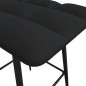 vidaXL Barhocker Schwarz Samt vidaXL Barhocker Schwarz Samt