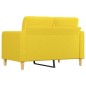 vidaXL 2-Sitzer-Sofa Hellgelb 120 cm Stoff vidaXL 2-Sitzer-Sofa Hellgelb 120 cm Stoff