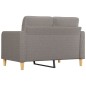 vidaXL 2-Sitzer-Sofa Taupe 120 cm Stoff vidaXL 2-Sitzer-Sofa Taupe 120 cm Stoff