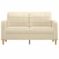 vidaXL 2-Sitzer-Sofa Creme 140 cm Stoff vidaXL 2-Sitzer-Sofa Creme 140 cm Stoff