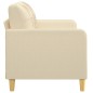vidaXL 2-Sitzer-Sofa Creme 140 cm Stoff vidaXL 2-Sitzer-Sofa Creme 140 cm Stoff