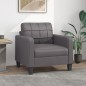 vidaXL Sessel Grau 60 cm Kunstleder vidaXL Sessel Grau 60 cm Kunstleder
