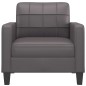 vidaXL Sessel Grau 60 cm Kunstleder vidaXL Sessel Grau 60 cm Kunstleder