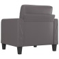 vidaXL Sessel Grau 60 cm Kunstleder vidaXL Sessel Grau 60 cm Kunstleder