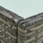 vidaXL 4-tlg. Garten-Lounge-Set mit Auflagen Poly Rattan Grau vidaXL 4-tlg. Garten-Lounge-Set mit Auflagen Poly Rattan Grau