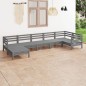 vidaXL 7-tlg. Garten-Lounge-Set Massivholz Kiefer Grau vidaXL 7-tlg. Garten-Lounge-Set Massivholz Kiefer Grau