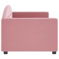 vidaXL Tagesbett Rosa 80x200 cm Samt vidaXL Tagesbett Rosa 80x200 cm Samt