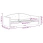 vidaXL Tagesbett Rosa 80x200 cm Samt vidaXL Tagesbett Rosa 80x200 cm Samt