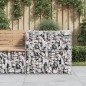 vidaXL Gabionenkorb Silbern 70x70x65 cm Verzinktes Eisen vidaXL Gabionenkorb Silbern 70x70x65 cm Verzinktes Eisen