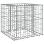 vidaXL Gabionenkorb Silbern 70x70x65 cm Verzinktes Eisen vidaXL Gabionenkorb Silbern 70x70x65 cm Verzinktes Eisen