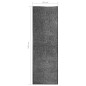 vidaXL Fußmatte Waschbar Anthrazit 60x180 cm vidaXL Fußmatte Waschbar Anthrazit 60x180 cm