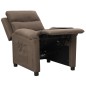vidaXL Relaxsessel Taupe Stoff vidaXL Relaxsessel Taupe Stoff