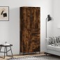 vidaXL Highboard Räuchereiche 69,5x34x180 cm Holzwerkstoff vidaXL Highboard Räuchereiche 69,5x34x180 cm Holzwerkstoff