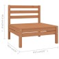 vidaXL 9-tlg. Garten-Lounge-Set Massivholz Kiefer Honigbraun vidaXL 9-tlg. Garten-Lounge-Set Massivholz Kiefer Honigbraun