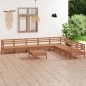 vidaXL 9-tlg. Garten-Lounge-Set Massivholz Kiefer Honigbraun vidaXL 9-tlg. Garten-Lounge-Set Massivholz Kiefer Honigbraun