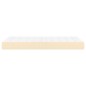 vidaXL Taschenfederkernmatratze Creme 90x200x20 cm Stoff vidaXL Taschenfederkernmatratze Creme 90x200x20 cm Stoff